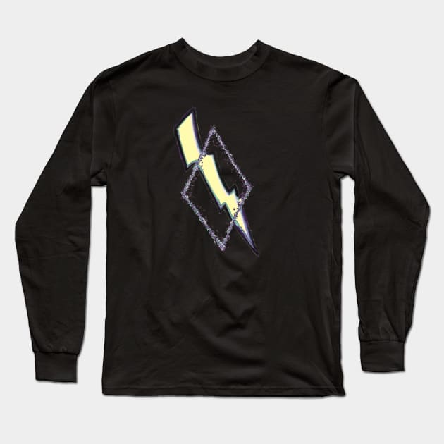 Rhombus Bolt Fast Fashion Long Sleeve T-Shirt by hh5art